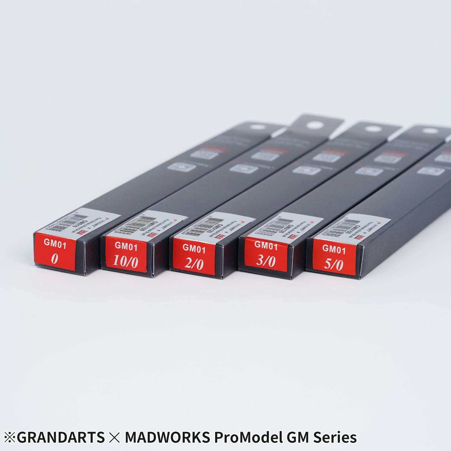 GM-01 GRANDARTSxMADWORKS PURE KOLINSKY PAINT BRUSHES (5PC SET)
