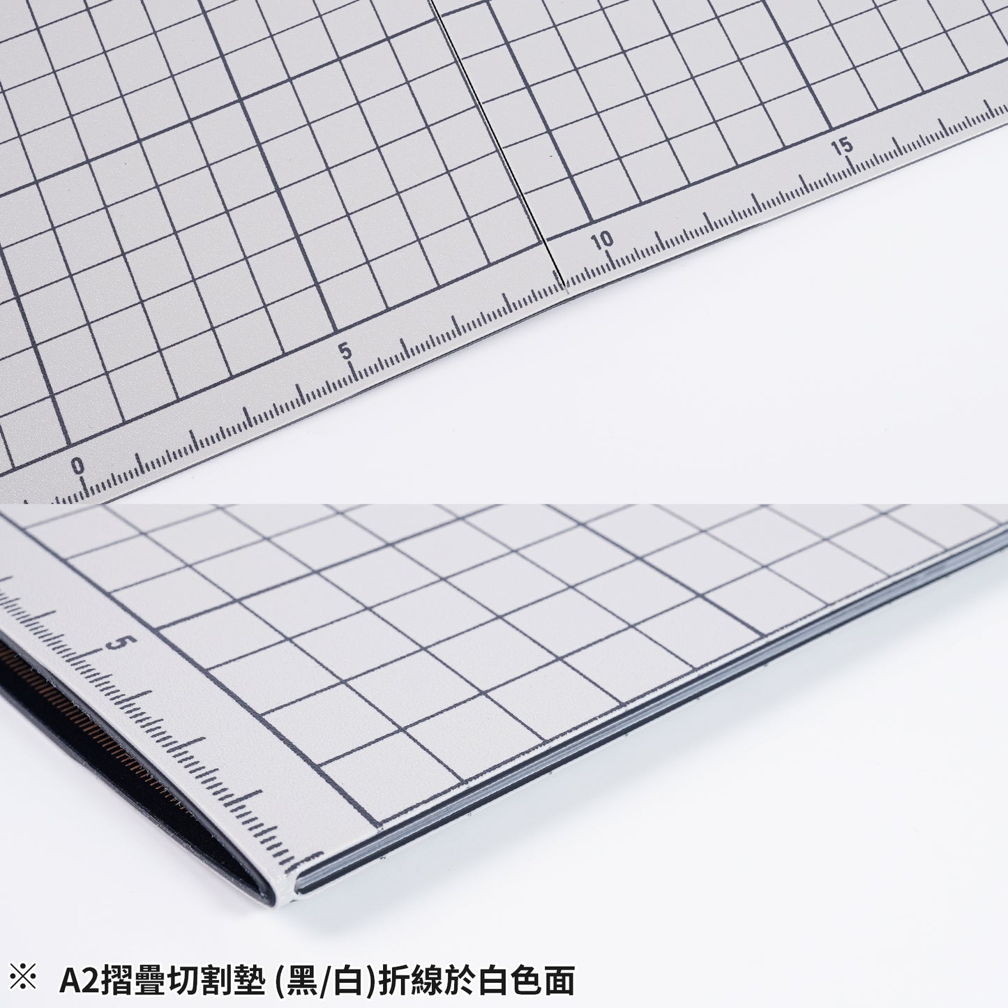 MH-28 A2 FOLDABLE MODEL CUTTING MAT (BLACK-WHITE