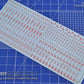 Madworks AW-059 Waterslide Decal Markings Type E (Red)