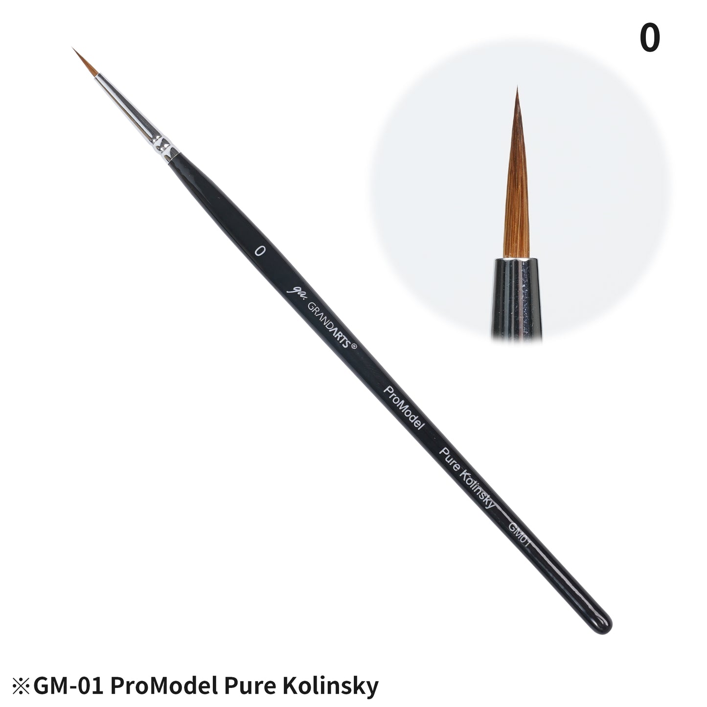 GM-01 GRANDARTSxMADWORKS PURE KOLINSKY PAINT BRUSHES (5PC SET)