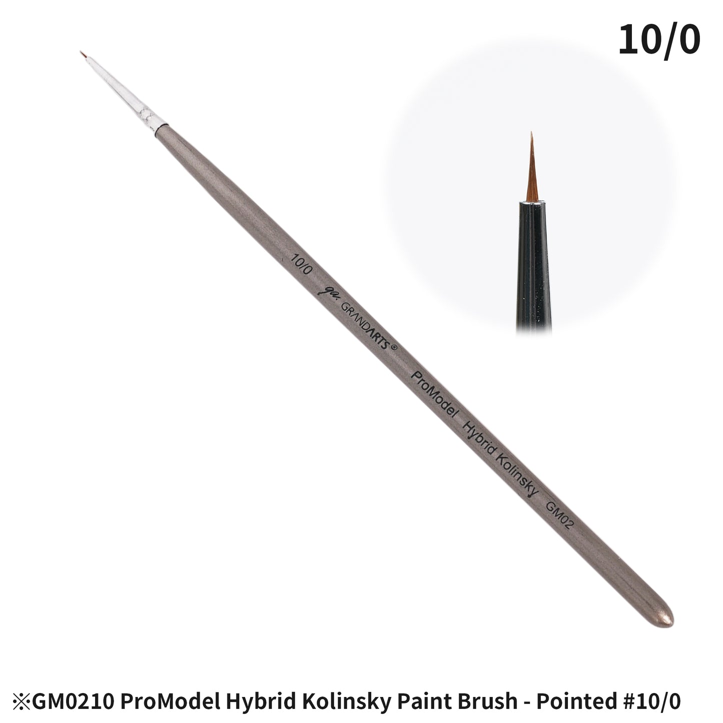 GM-02 GRANDARTSxMADWORKS HYBRID KOLINSKY PAINT BRUSHES (5PC SET)