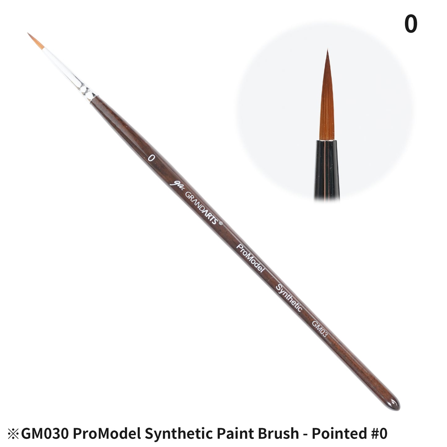 GM-03 GRANDARTSxMADWORKS ADVANCED SYNTHETIC PAINT BRUSHES (5PC SET)