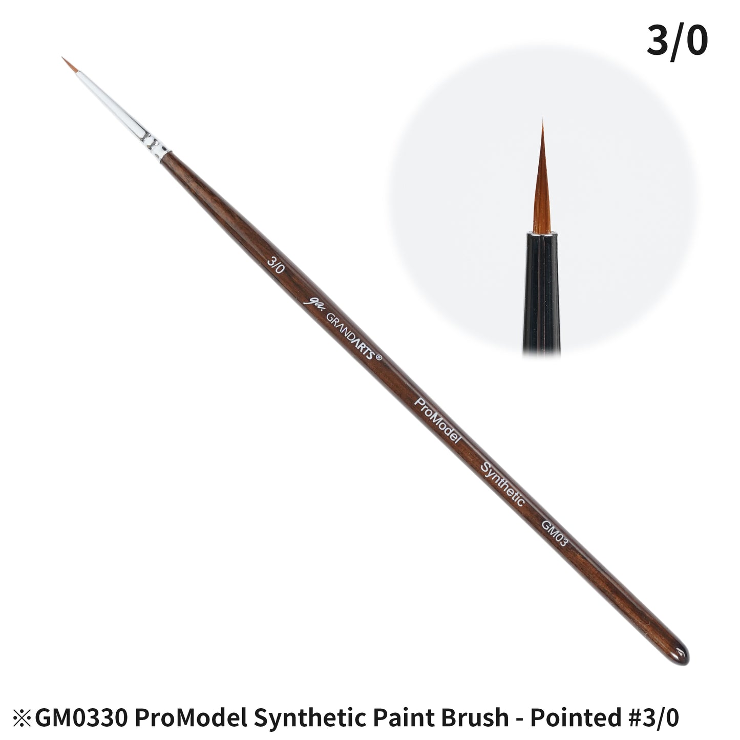 GM-03 GRANDARTSxMADWORKS ADVANCED SYNTHETIC PAINT BRUSHES (5PC SET)
