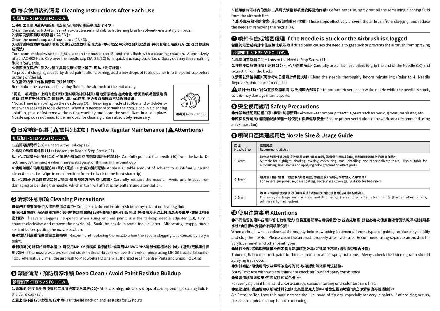 HEX-02 XXX 0.2mm Airbrush