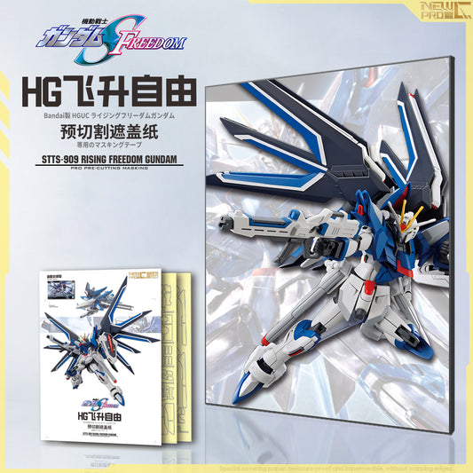 NPC-019 PRECUT MASKING SHEET FOR BANDAI HG RISING FREEDOM