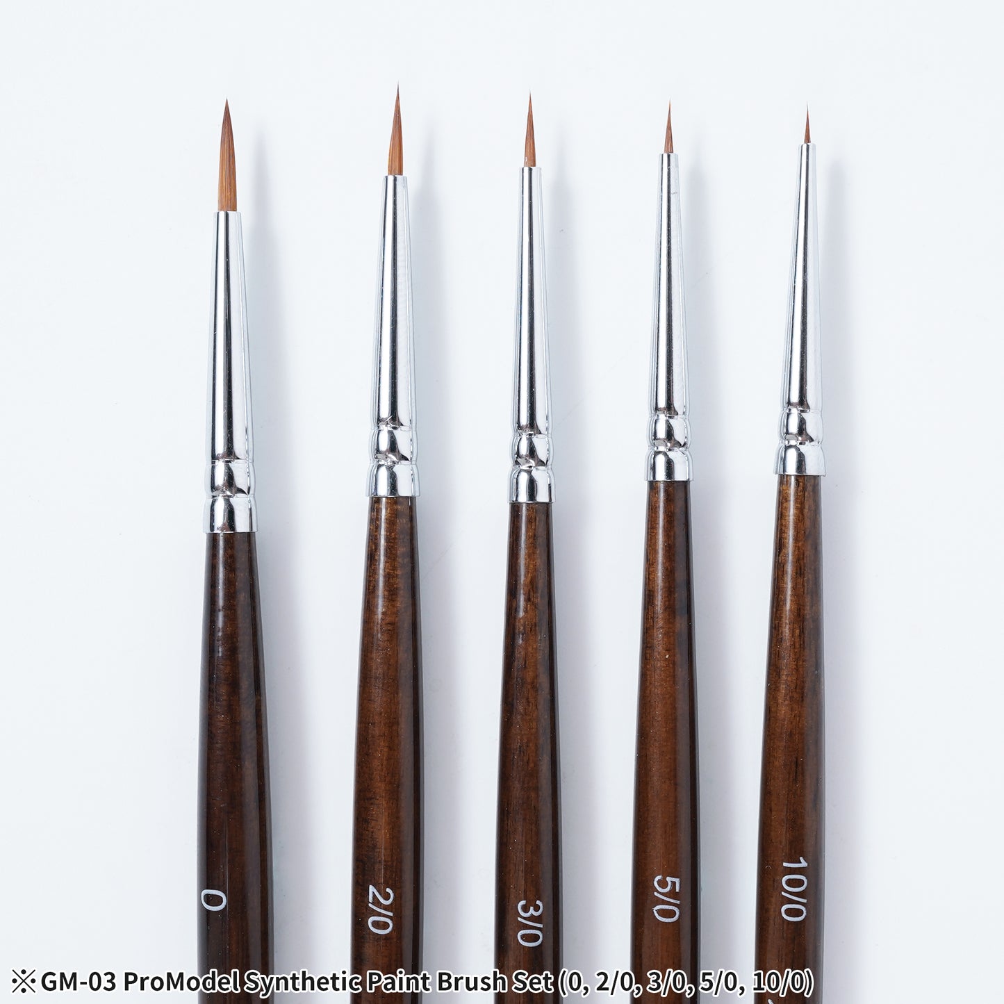 GM-03 GRANDARTSxMADWORKS ADVANCED SYNTHETIC PAINT BRUSHES (5PC SET)