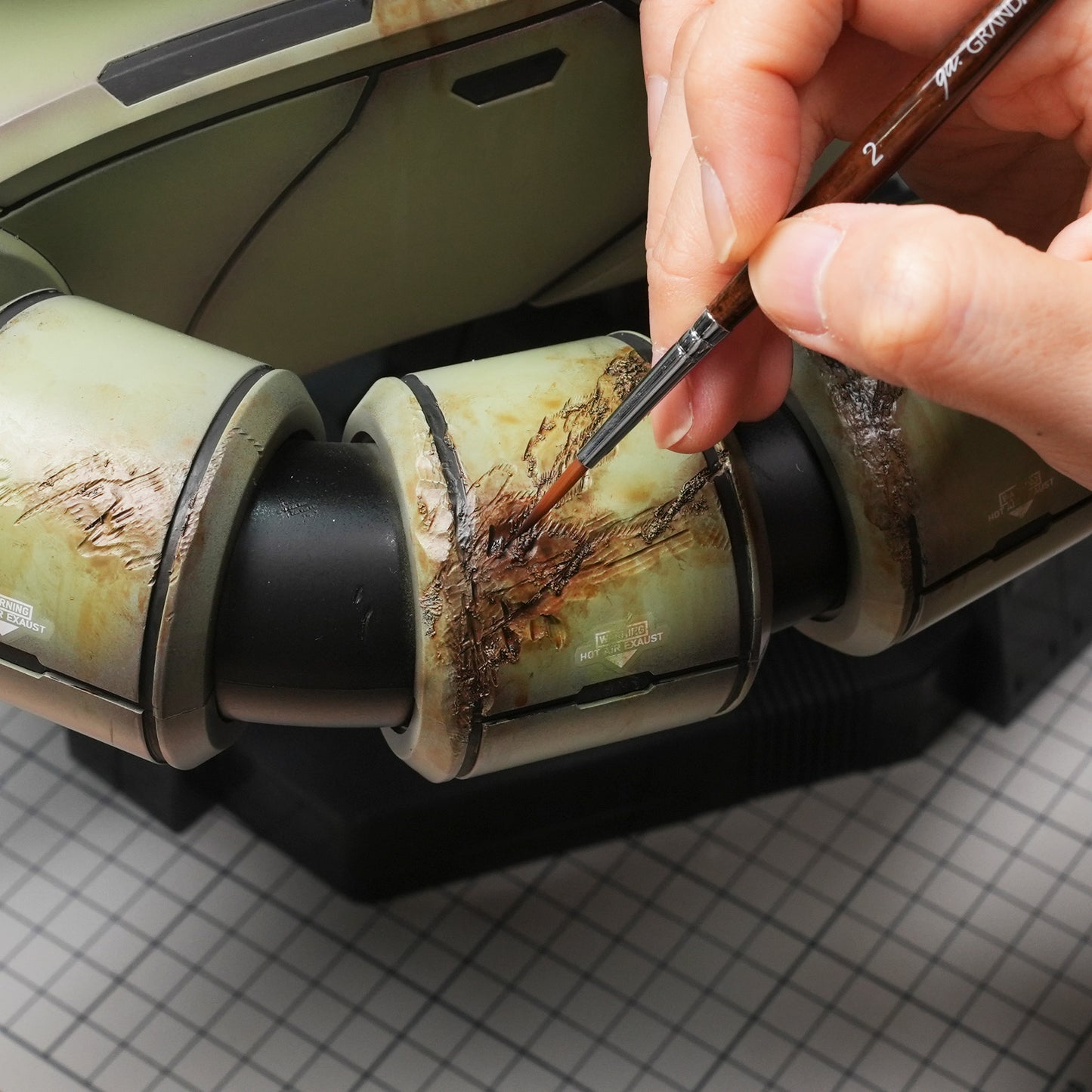 GM-03 GRANDARTSxMADWORKS ADVANCED SYNTHETIC PAINT BRUSHES (5PC SET)