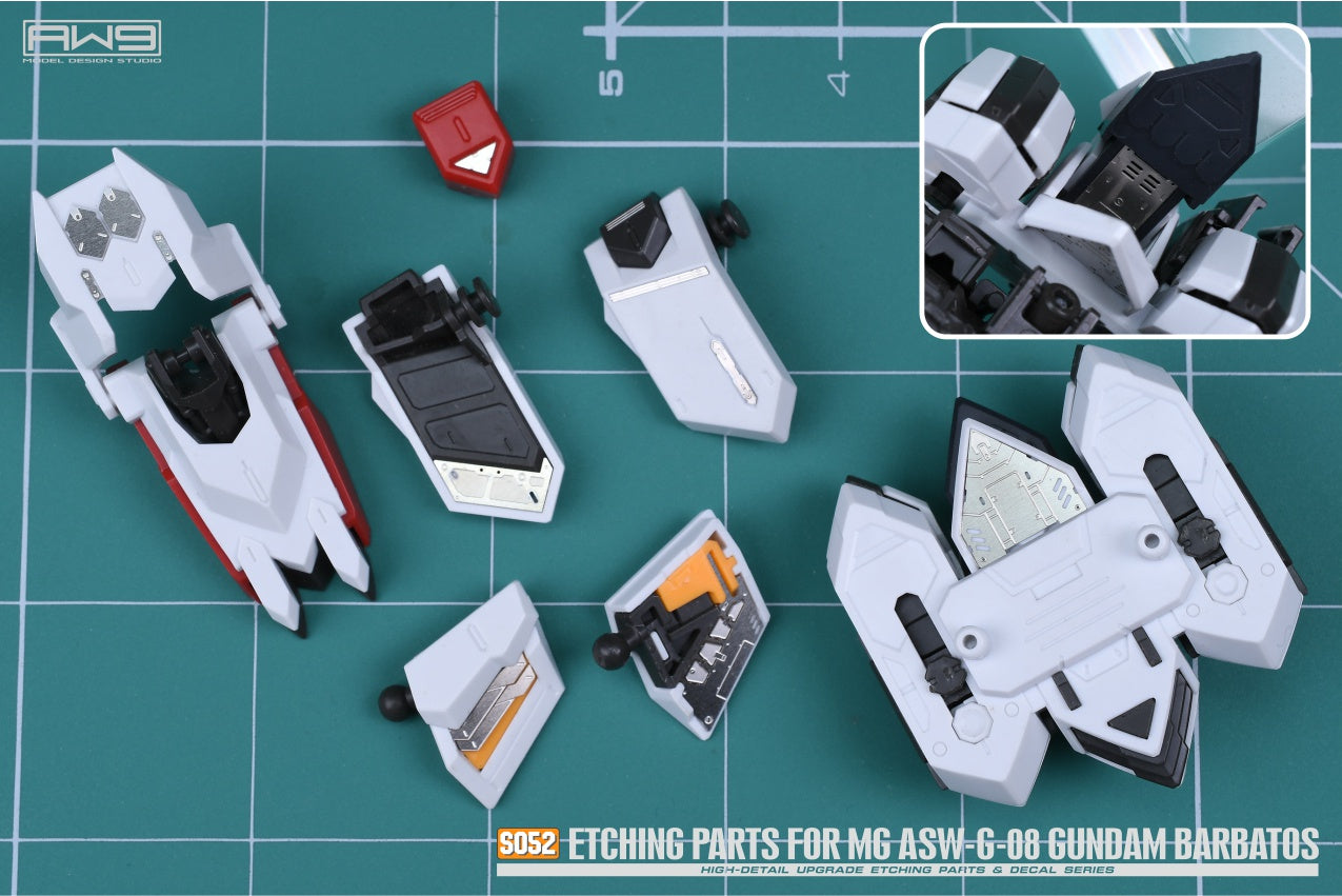 S052 Etching Parts for MG 1/100 ASW-G-08 Gundam Barbatos