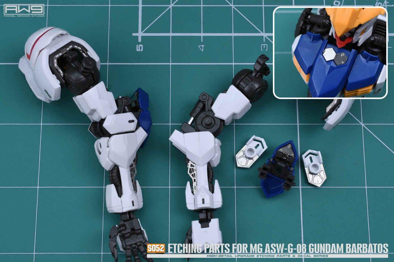 S052 Etching Parts for MG 1/100 ASW-G-08 Gundam Barbatos