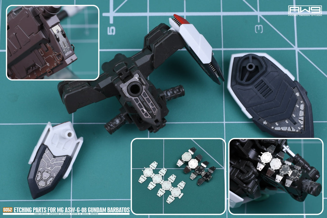 S052 Etching Parts for MG 1/100 ASW-G-08 Gundam Barbatos
