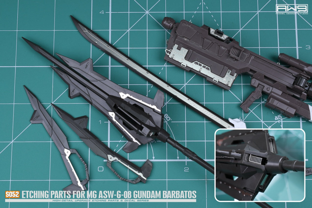 S052 Etching Parts for MG 1/100 ASW-G-08 Gundam Barbatos