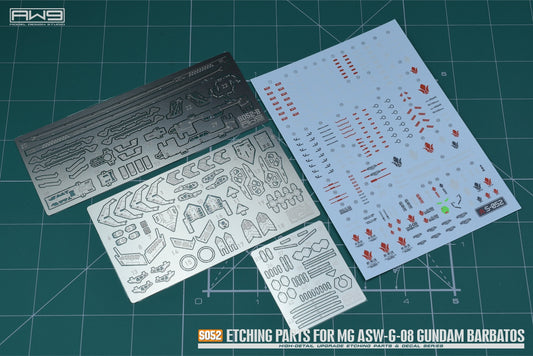 S052 Etching Parts for MG 1/100 ASW-G-08 Gundam Barbatos