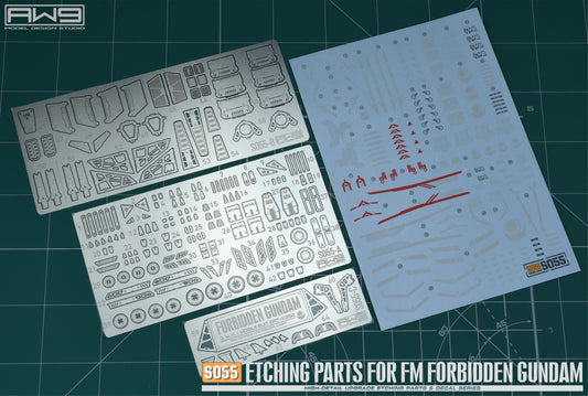 S055 Etching Parts for FM 1/100 GAT-X252 Forbidden Gundam