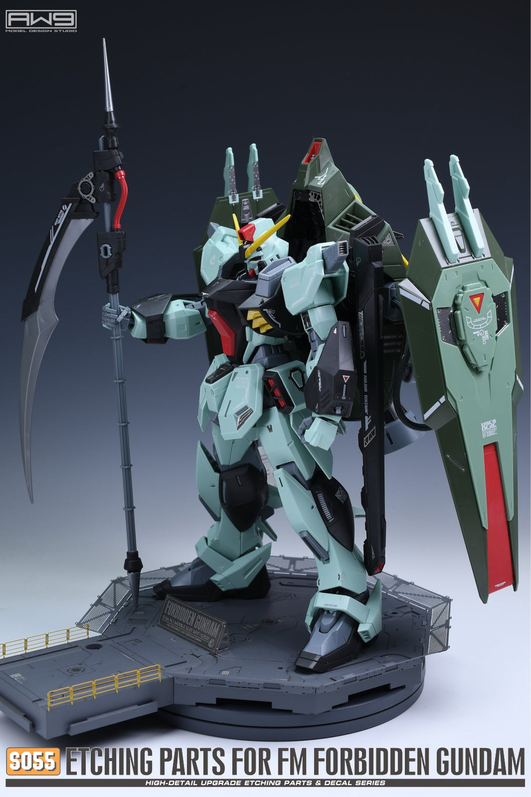 S055 Etching Parts for FM 1/100 GAT-X252 Forbidden Gundam