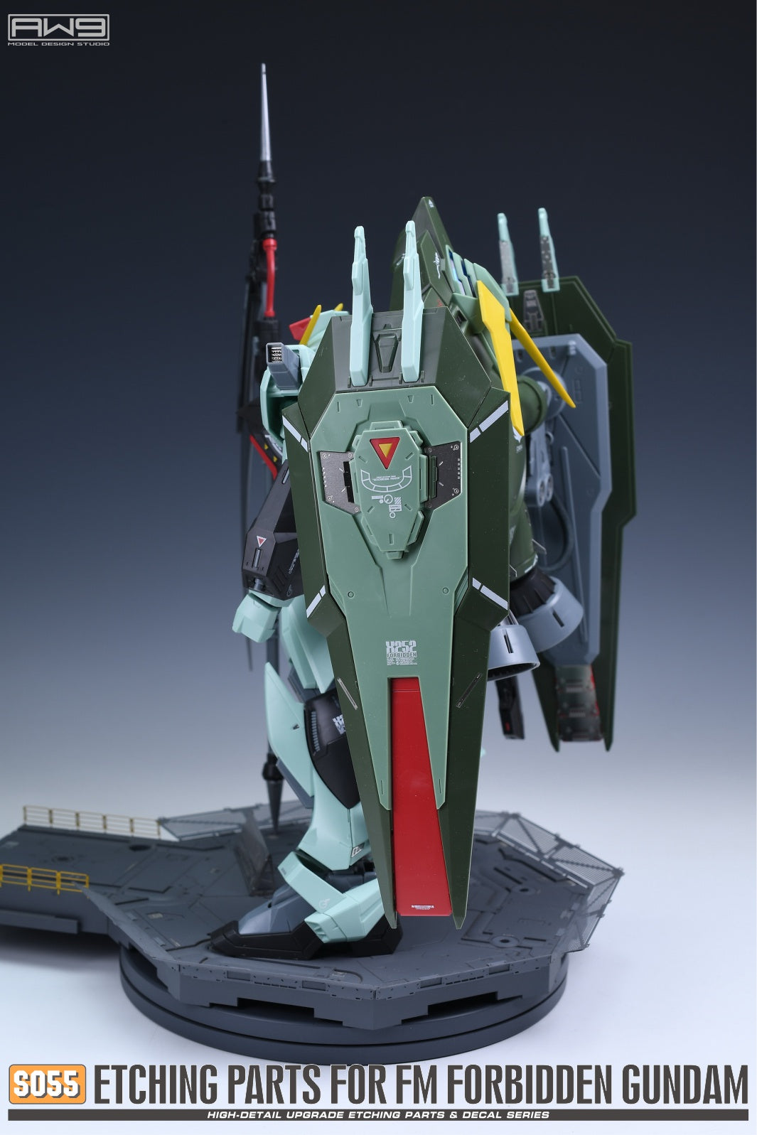 S055 Etching Parts for FM 1/100 GAT-X252 Forbidden Gundam