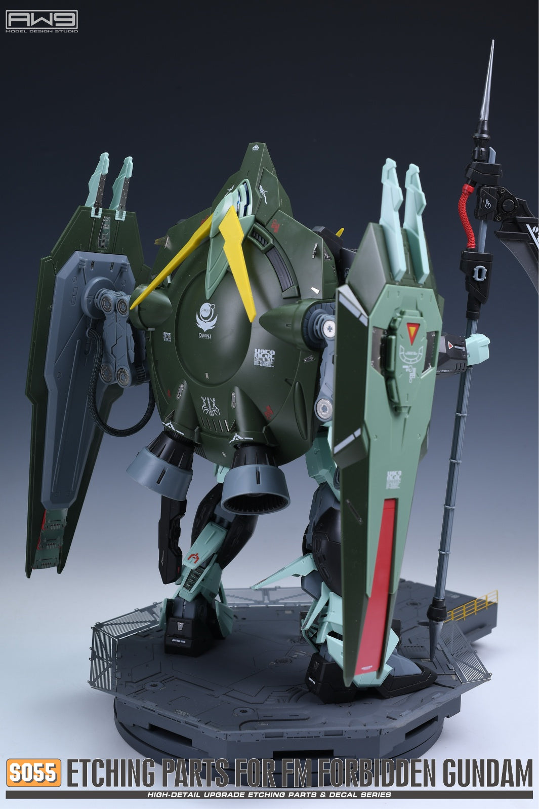 S055 Etching Parts for FM 1/100 GAT-X252 Forbidden Gundam