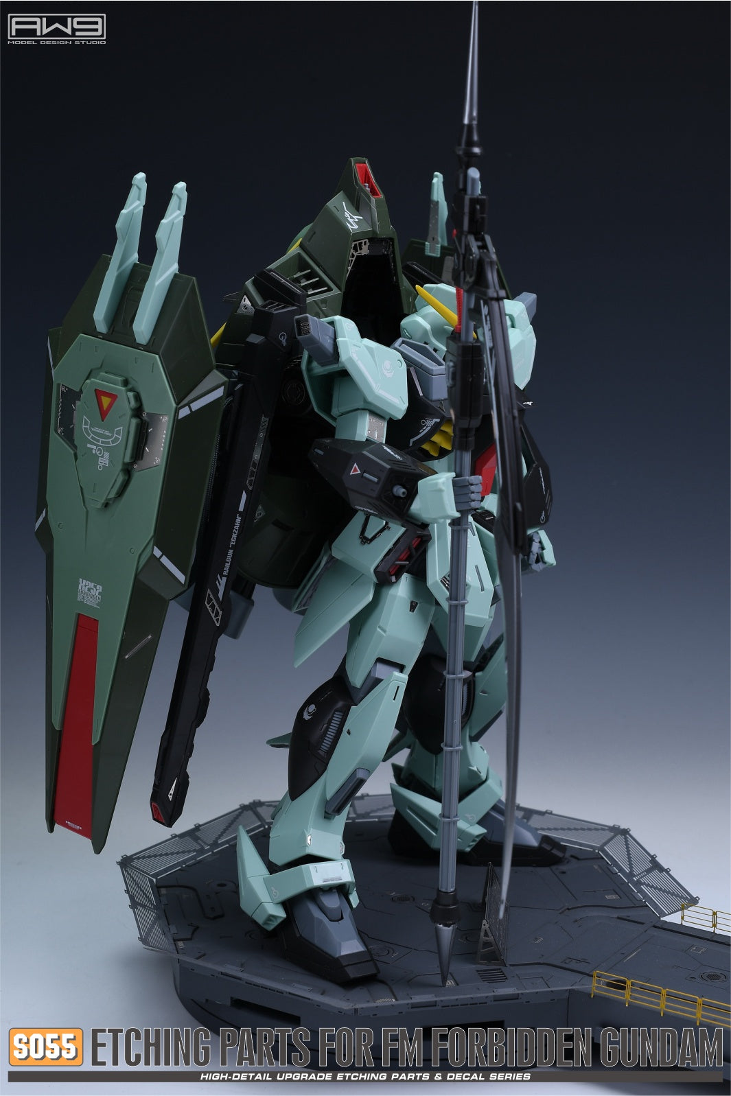 S055 Etching Parts for FM 1/100 GAT-X252 Forbidden Gundam