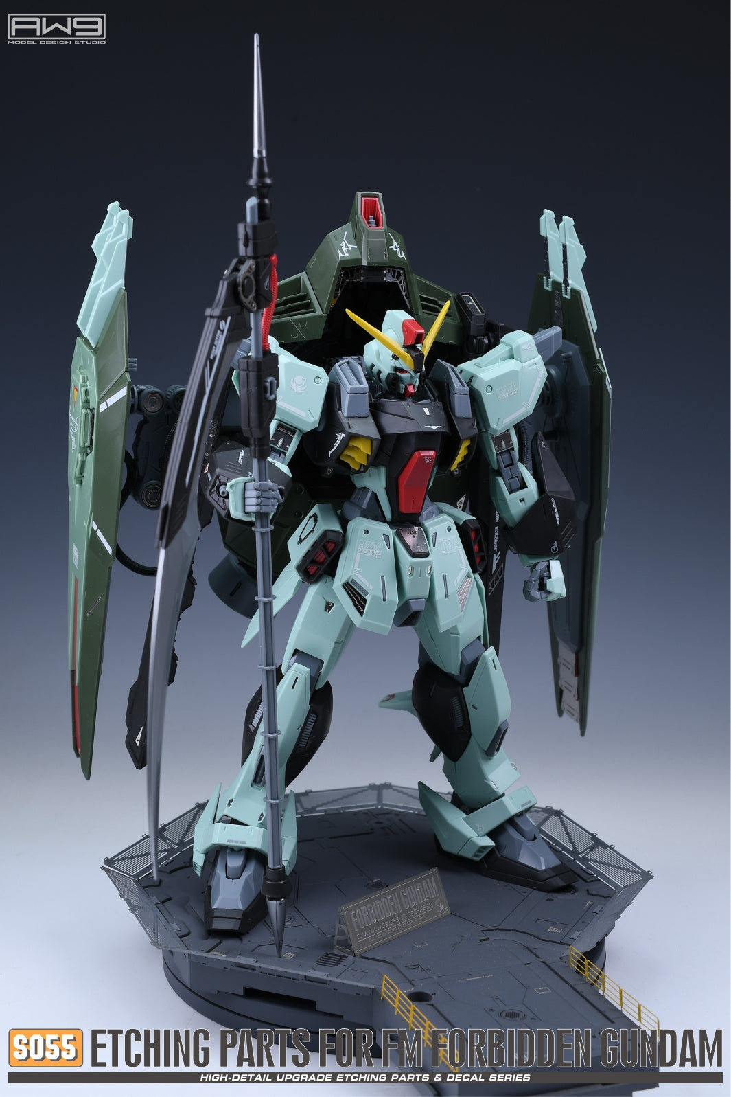 S055 Etching Parts for FM 1/100 GAT-X252 Forbidden Gundam