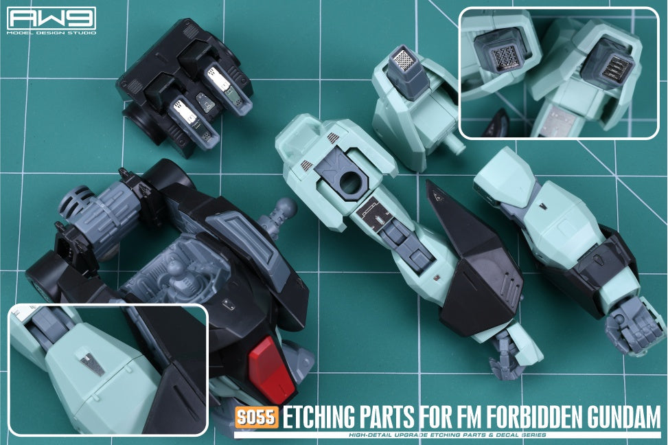 S055 Etching Parts for FM 1/100 GAT-X252 Forbidden Gundam