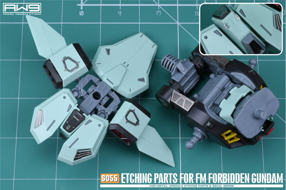 S055 Etching Parts for FM 1/100 GAT-X252 Forbidden Gundam