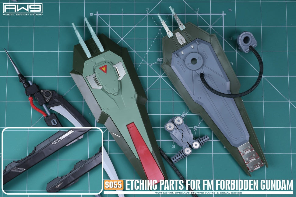 S055 Etching Parts for FM 1/100 GAT-X252 Forbidden Gundam