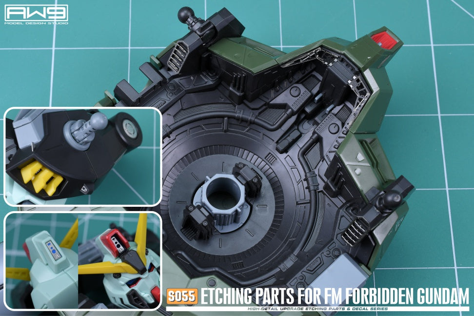 S055 Etching Parts for FM 1/100 GAT-X252 Forbidden Gundam