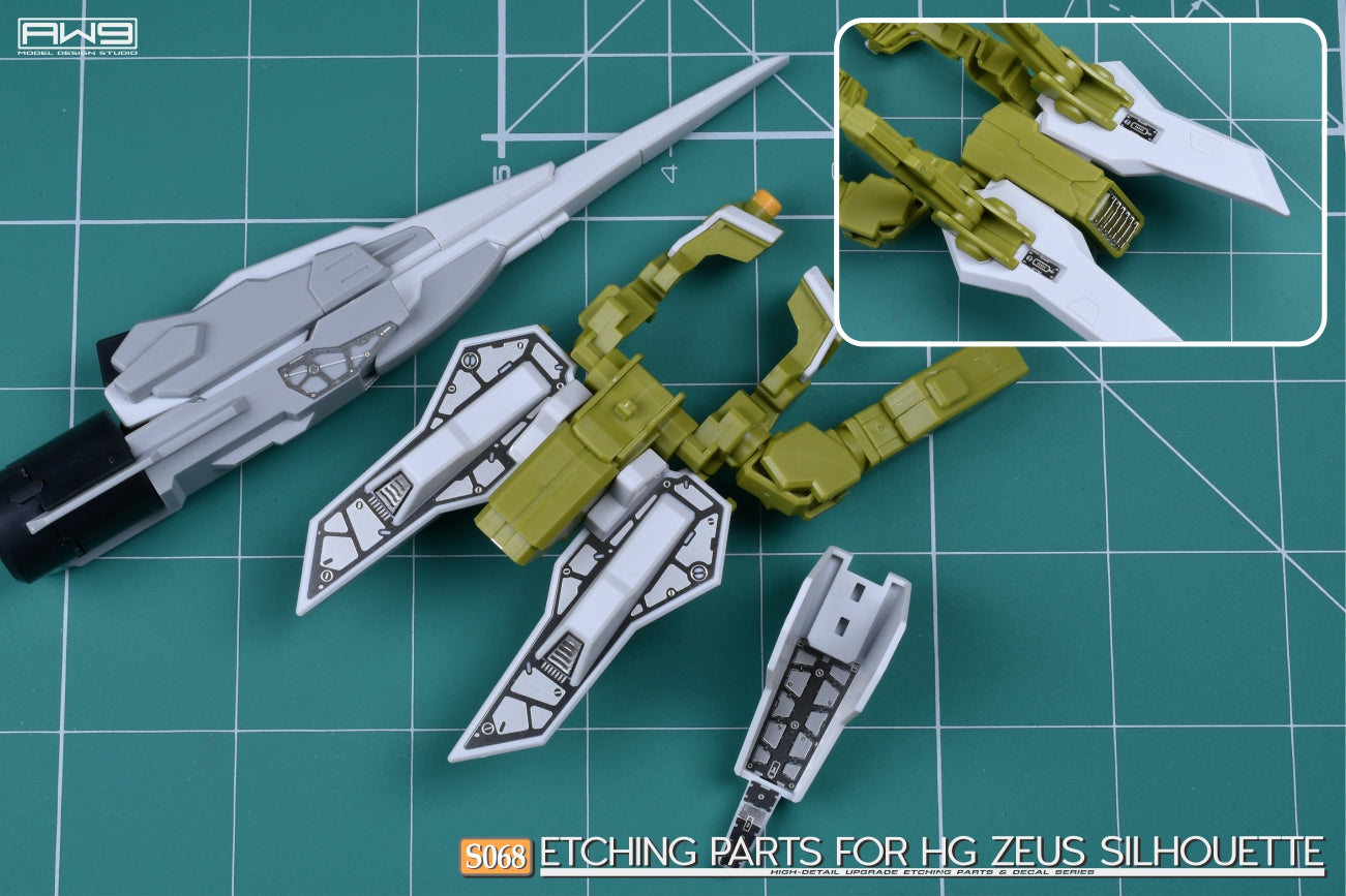 S068 for 1/144 HG A-GS0754/V2 Zeus Silhouette