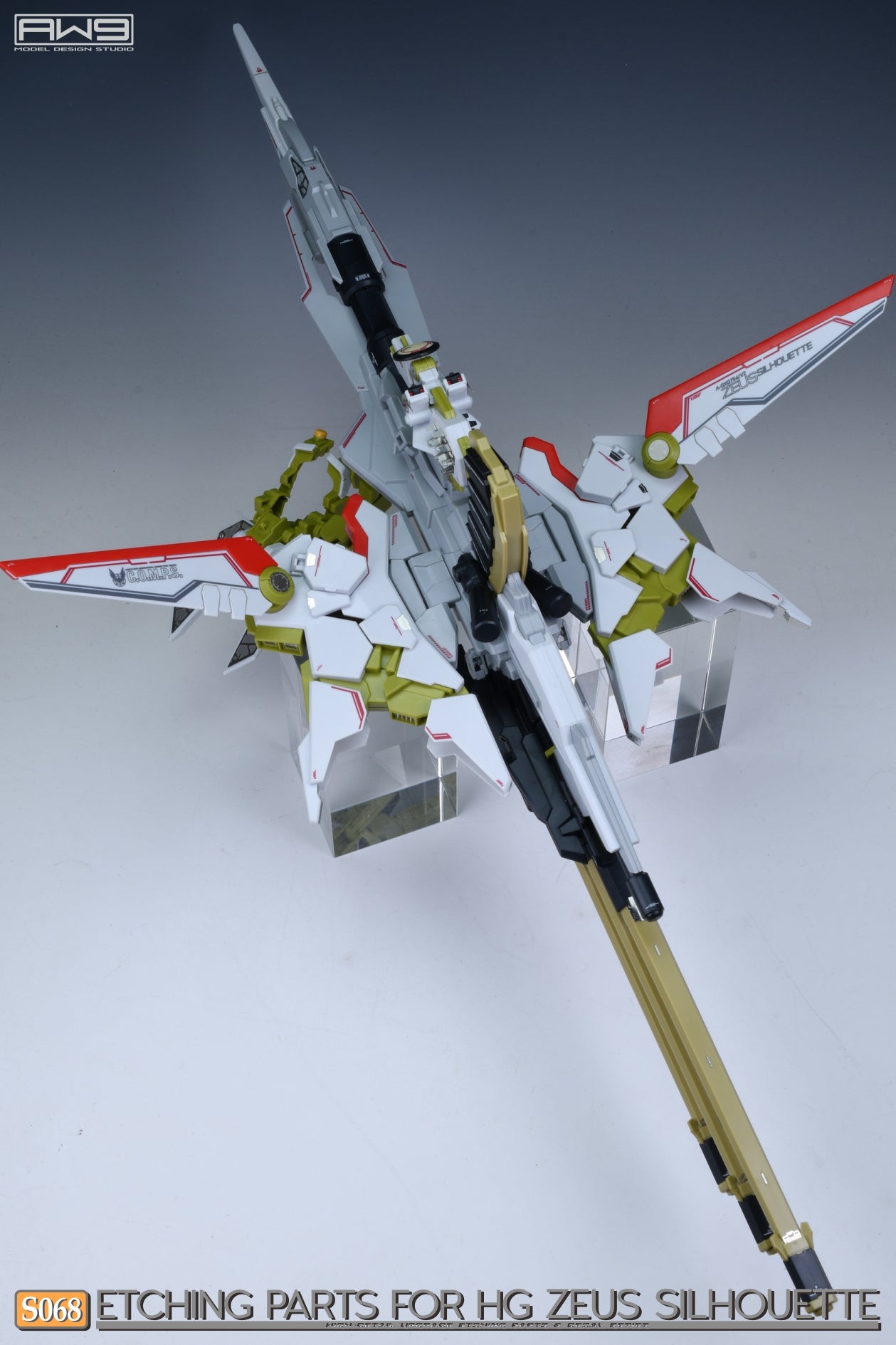 S068 for 1/144 HG A-GS0754/V2 Zeus Silhouette