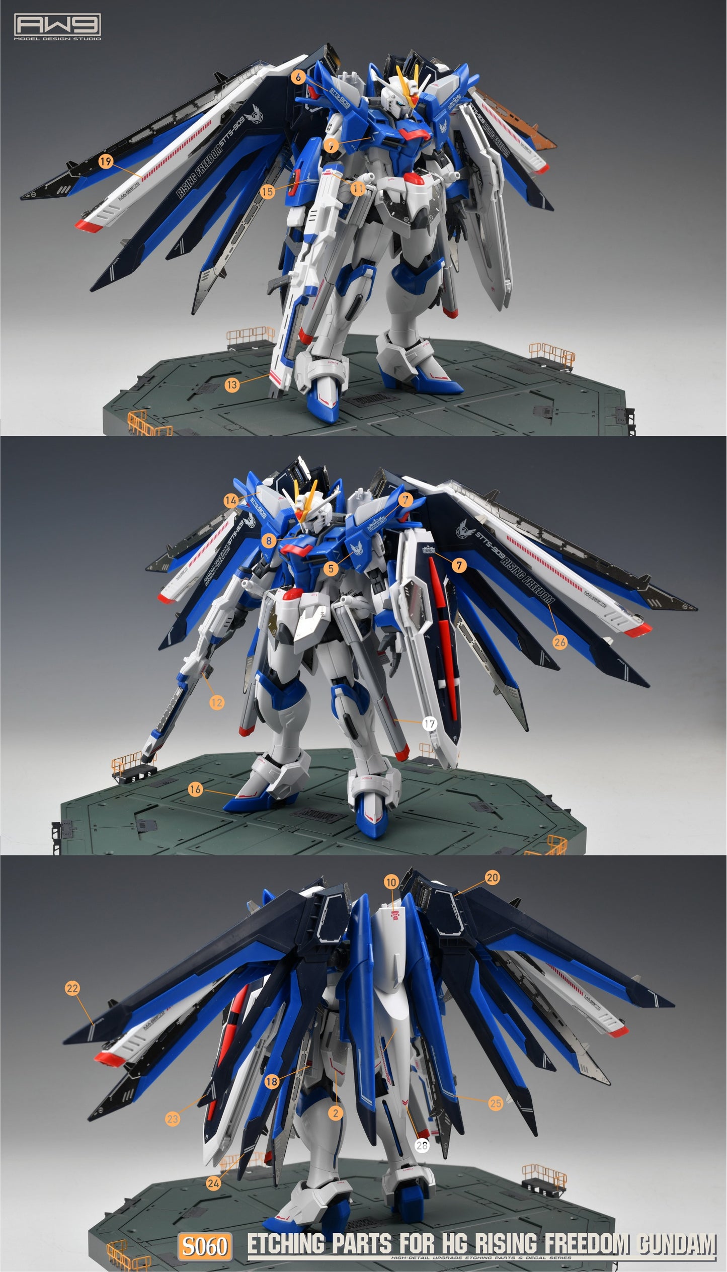 S060 for 1/144 HG Rising Freedom
