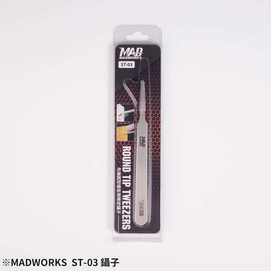 ST-03 TWEEZERS (ROUND TIP)
