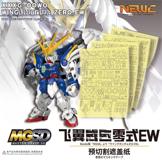 NPC-029 PRECUT MASKING SHEET FOR BANDAI MGSD WING GUNDAM ZERO EW