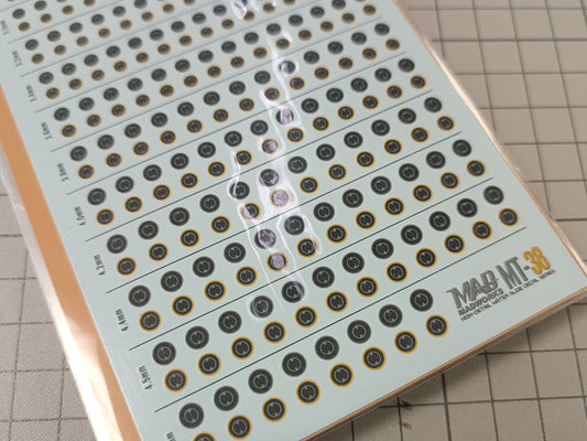 MT-38 WATERSLIDE DECAL - CIRCLE 02 (L)