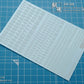 Madworks AW-068 Waterslide Decal: Numbers Type 01 (Light-Gray)