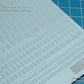 Madworks AW-068 Waterslide Decal: Numbers Type 01 (Light-Gray)