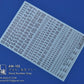 Madworks AW-103 Waterslide Decal: Numbers Type 04 (Gray)