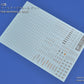 Madworks AW-128 Waterslide Decal Markings Type 01 (Gray)
