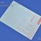Madworks AW-129 Waterslide Decal Markings Type 01 (Red)