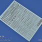 Madworks AW-156 Waterslide Decal: Letters Type 02 (Gray)