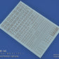 Madworks AW-160 Waterslide Decal: Numbers Type 05 (LIght Gray)