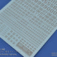 Madworks AW-160 Waterslide Decal: Numbers Type 05 (LIght Gray)