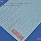 Madworks AW-168 Waterslide Decal Markings Type 02 (Red)