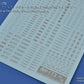 Madworks AW-173 Waterslide Decal Markings Type 03 (Light Gray)