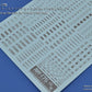 Madworks AW-175 Waterslide Decal Markings Type 03 (Gray)