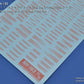 Madworks AW-183 Waterslide Decal Markings Type 05 (Red)