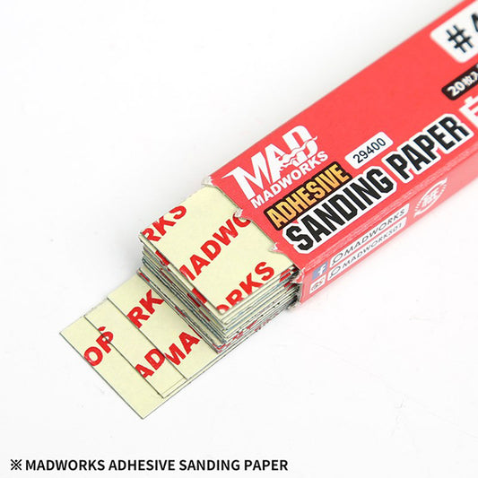 Madworks 29400 Adhesive Sanding Paper #400 (20pc)