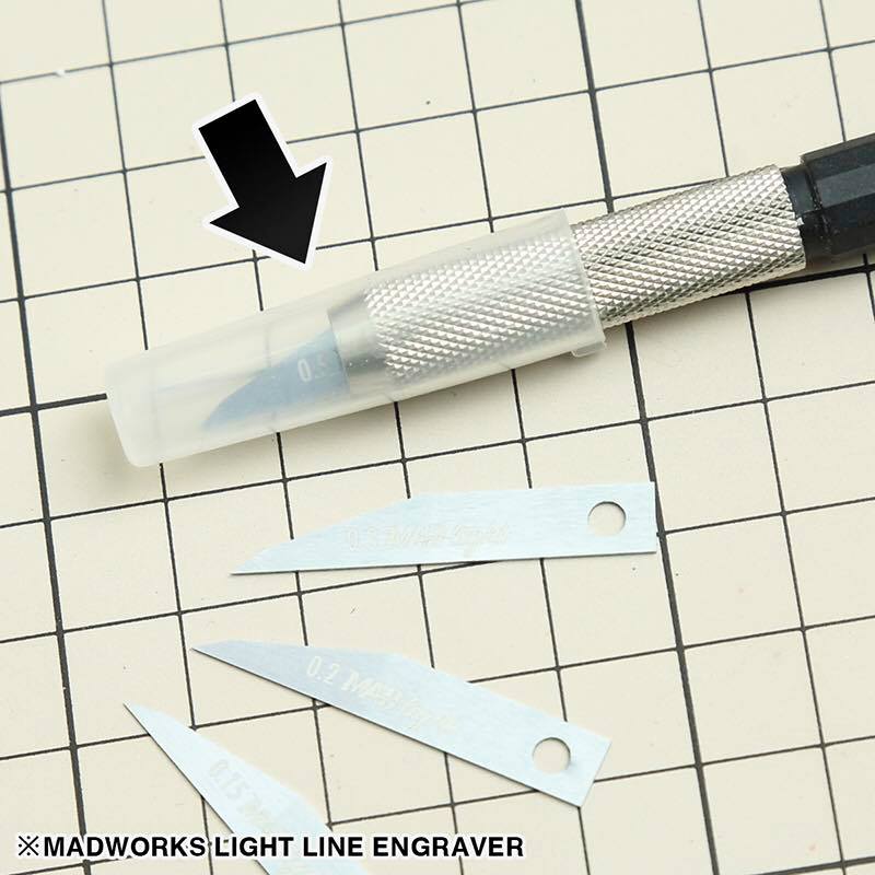 Madworks 35015 Line Engraver Light 0.15mm Chisel