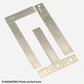 Madworks MT03 T/L/S Rulers Template