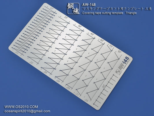 AW-148 Masking Tape Cutting Template Triangle