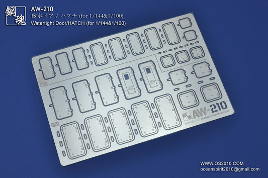 AW-210 Detail-up Parts: Doors & Hatches (1/144 & 1/100)