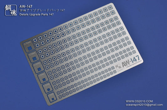 AW-147 Detail-up Parts Photo-etched
